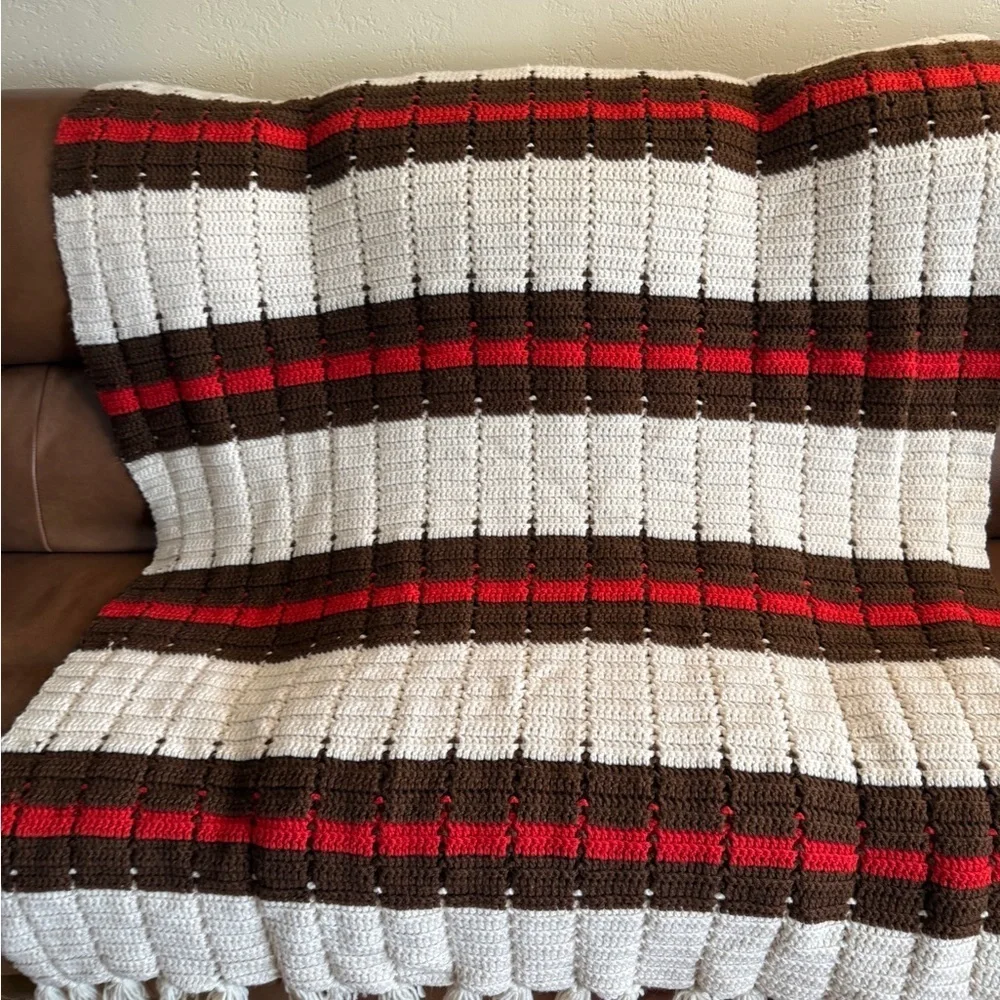 Vintage cozy throw